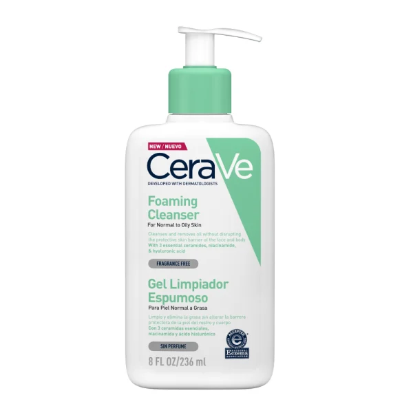 CERA VE GEL LIMPIADOR ESPUMOSO X 236ML.