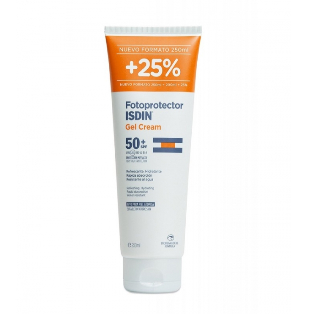 producto-isdin-fotoprotector-gel-crema-50-tbo-250ml-1.webp ISDIN FOTOPROTECTOR GEL-CREMA 50+ TBO/250 ML. - Imagen 1